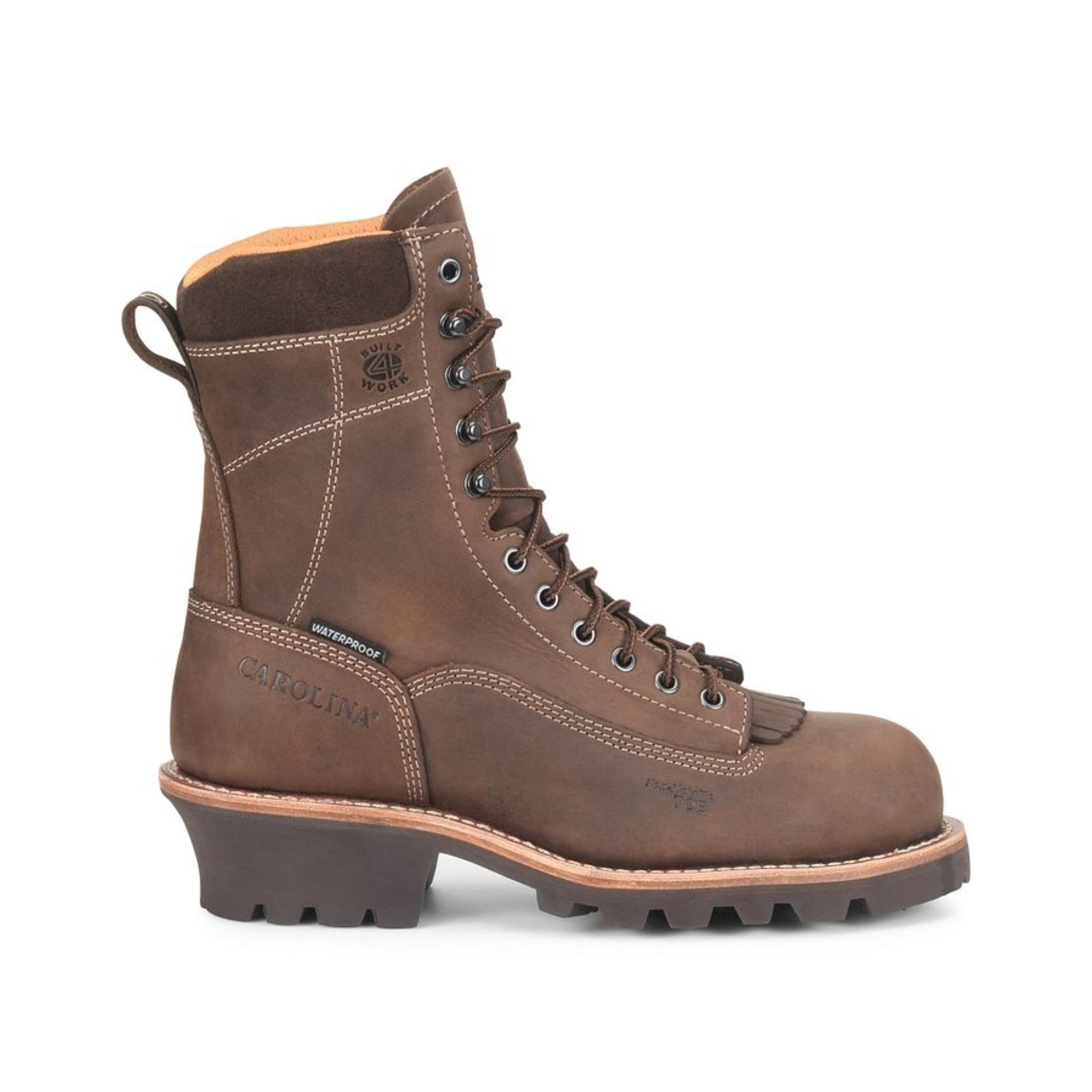 Carolina Logger Comp Toe Waterproof Carolina Logger Boot Men 11.5 3E Extra Wide Brown Composite  main image 4