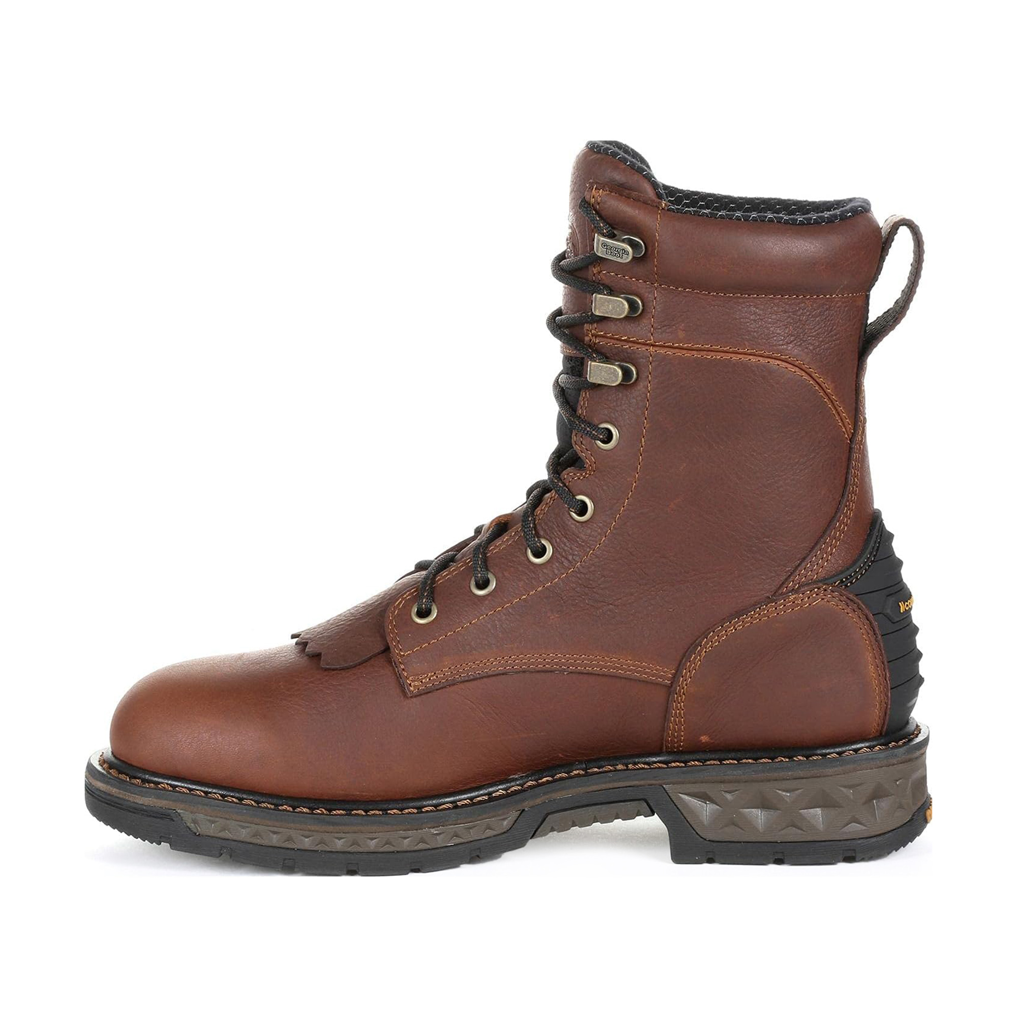 Georgia Boots Men’s Size 9 Arctictread Waterproof Brown Leather 8” Work Boots Georgia Giant Revamp 8 main image 2