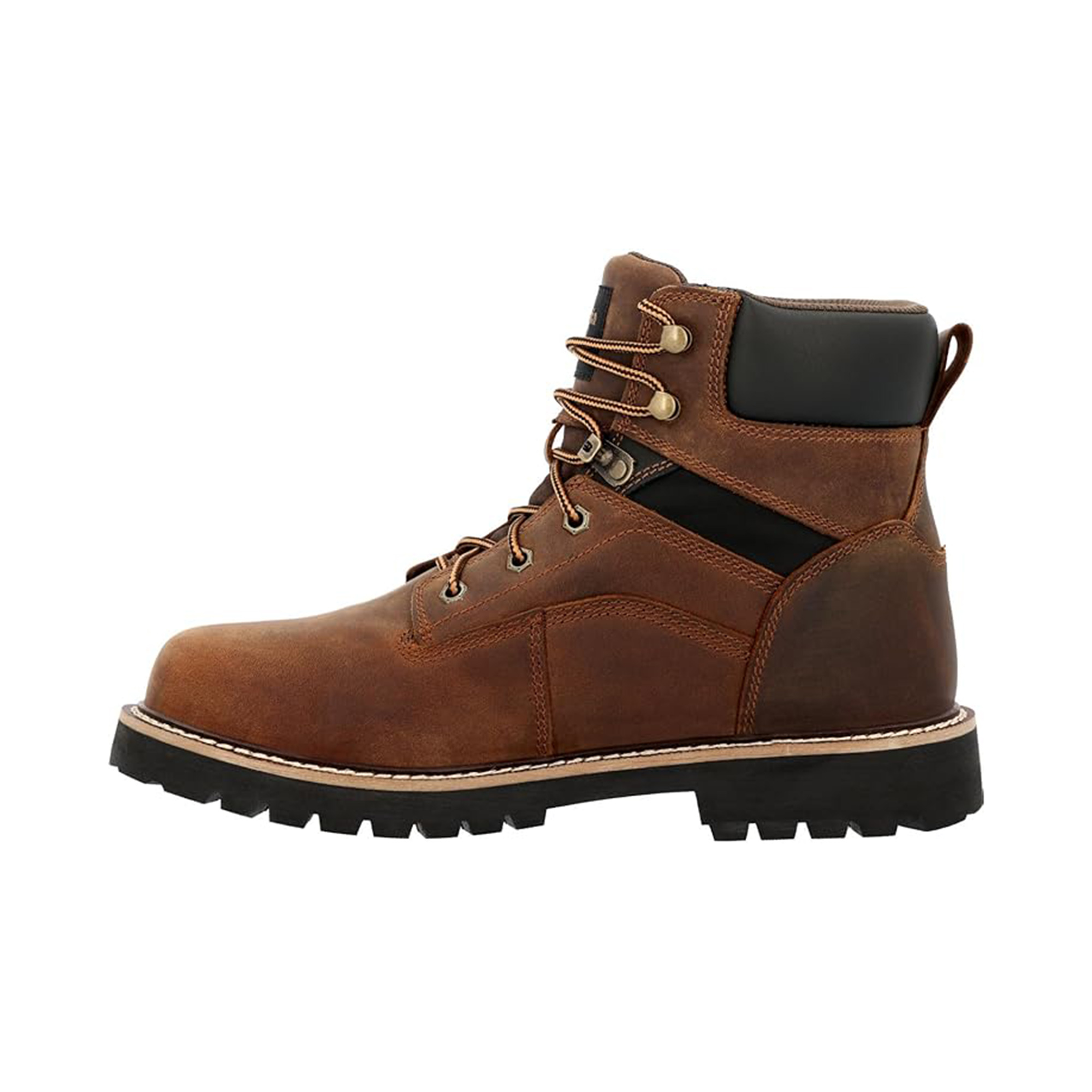 Georgia Boot Men\'s Core 37 Waterproof Work Boot Brown Size 10.5W Georgia Mens Core 37 Waterproof Brown Leather 10in Work  main image 2